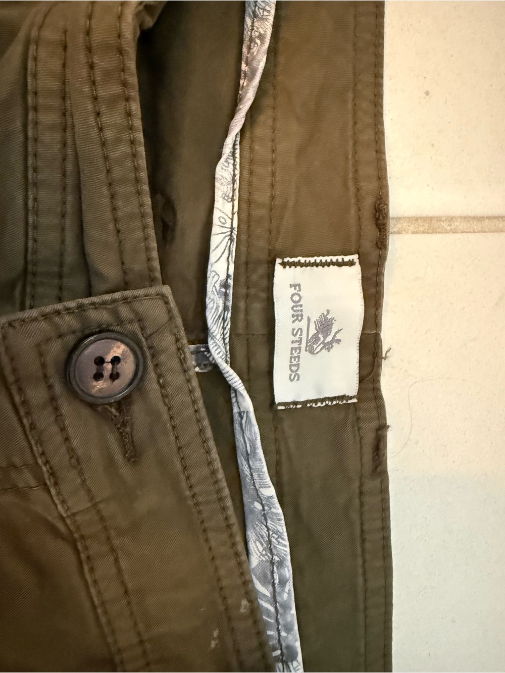 Olive Green Women's Cargo Shorts